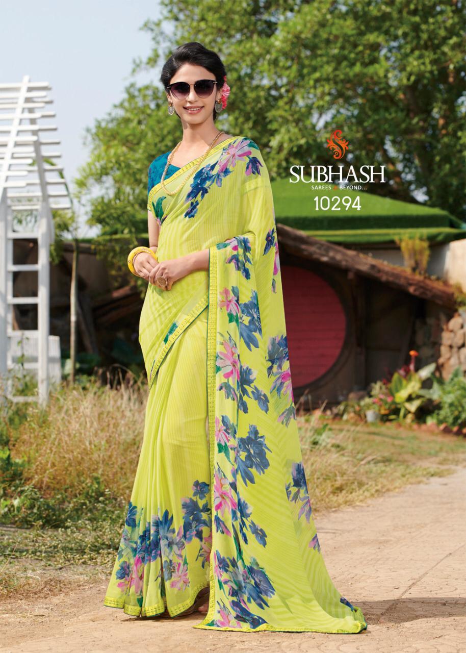 Subhash Hero 8 Latest Designer Printed casual Wear Saree Collection 