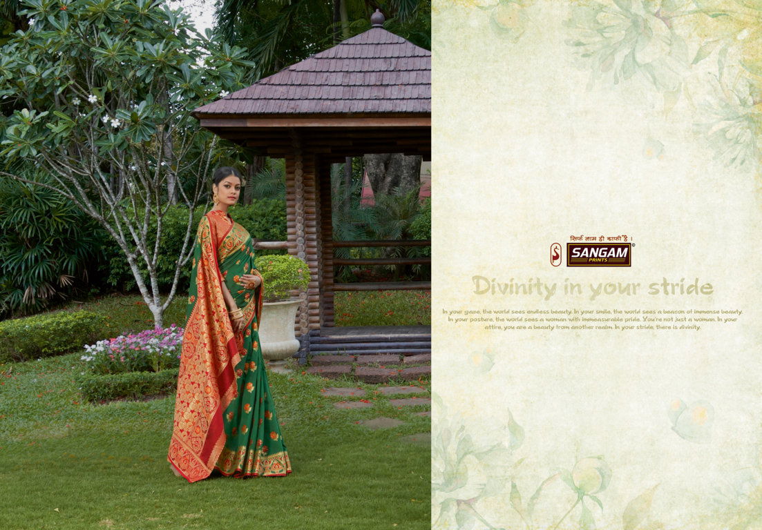 Sangam Kalinaa Silk Latest Fancy Designer Festive Wear Banarasi Silk Sarees Collection
