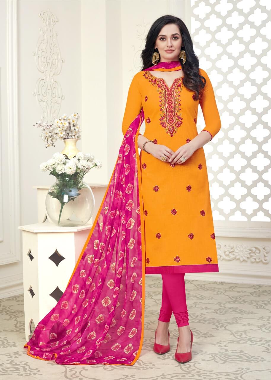 Relish 18 Latest Casual Regular Wear Slub Cotton With Unique Work Printed Cotton Collection
