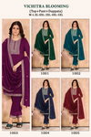 Vichitra Blooming Silk 3 By Sangeet Silk Kurti With Bottom Dupatta Suppliers In India

