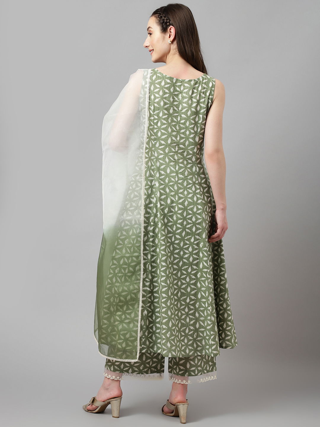 Fiorra SET0000 Designer Printed Kurti With Palazzo Dupatta Wholesale Market In Mumbai