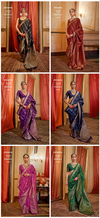 Paduka By Kreshva Spanish Silk Surat Occasion Wear Saree Wholesale Market
