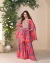 Classic By Sayuri Chinon Silk Online Designer Indo Western Wholesale
