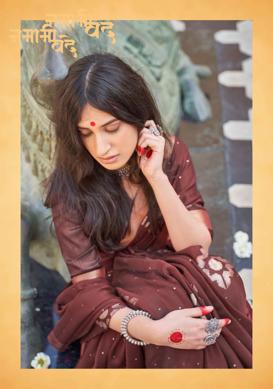 Lt Teerth Latest Fancy Chiffon Regular Casual Wear chiffon Printed Sarees Collection