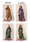 Latifa by Zulfat Printed Designer Jam Cotton Dress Material Wholesale Online
