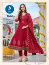 Vidhi By Kaya Vertican Anarkali Kurtis Set Suppliers In India
