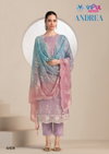 Andrea By Vipul Organza With Embroidery Salwar Suits Wholesale Shop In Surat
