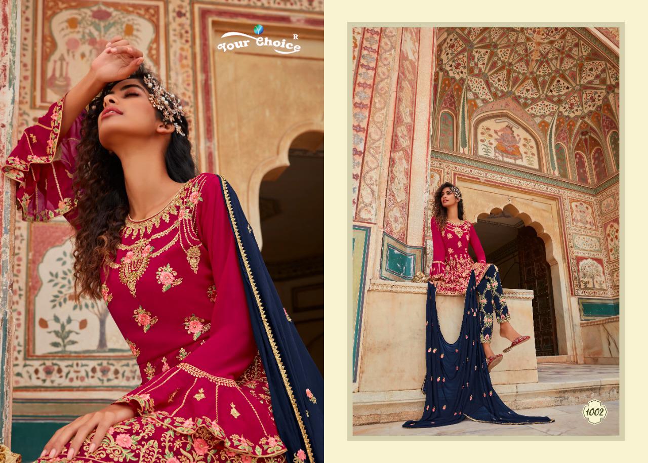 Y.c Maria B 2 Latest Fancy Festive Wear Blooming Georgette With Heavy Embroidery Work Designer Salwar Suits Collection
