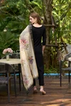 Tew Viscos Rayon With Embroidered Work Kurti With Bottom Dupatta Wholesale In India