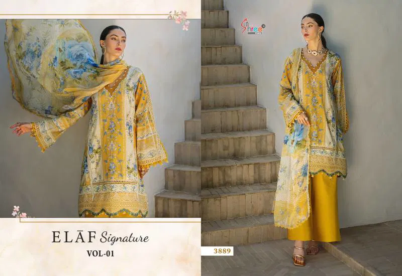 Shree Elaf Signature Vol 1 Cotton Dupatta Pakistani Salwar Kameez Wholesale Suppliers In Mumbai