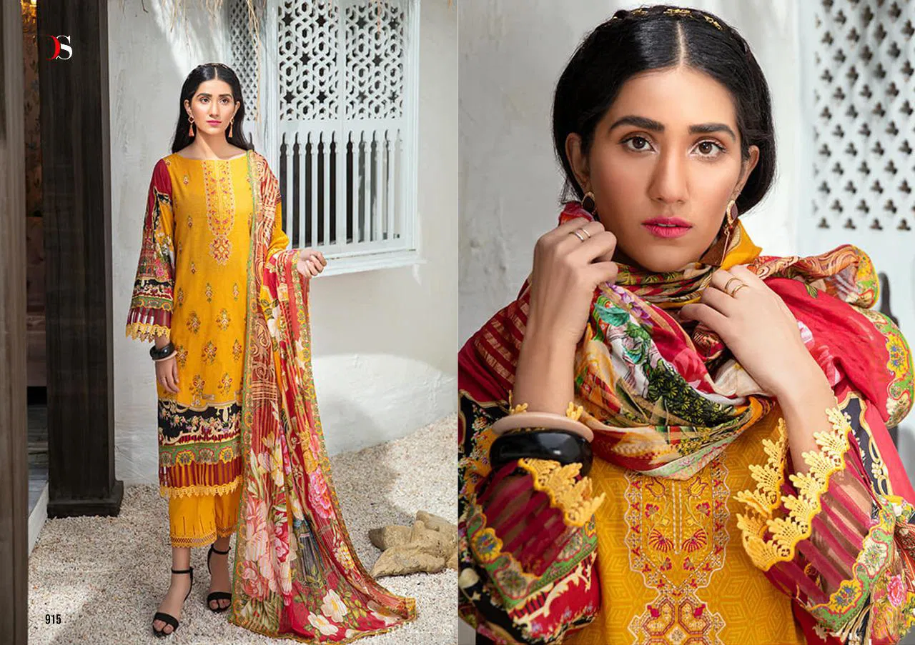 Deepsy Elan 13 Fancy Regular Wear Digital Printed Karachi Dress Materials Collection
