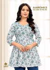 Aarohi Vol 3 By Sangeet Rayon Printed Short Ladies Top Wholesale Market In Surat
