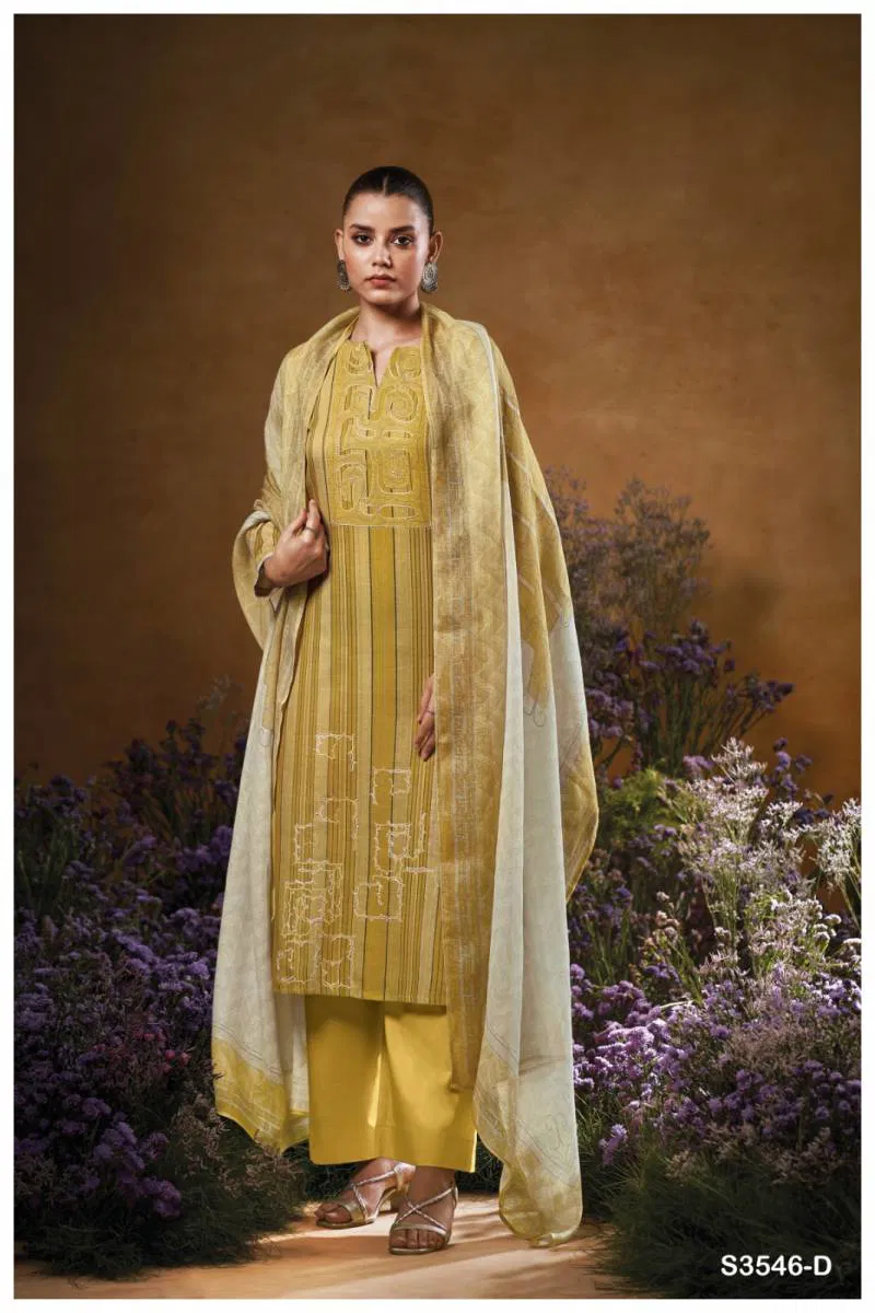 Tavia By Ganga Cotton Printed Embroidered Salwar Kameez Bulk Orders In India