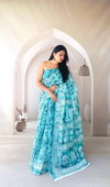 Scmd Ruhi Casual Wear Printed Linen Silk Saree online wholesale