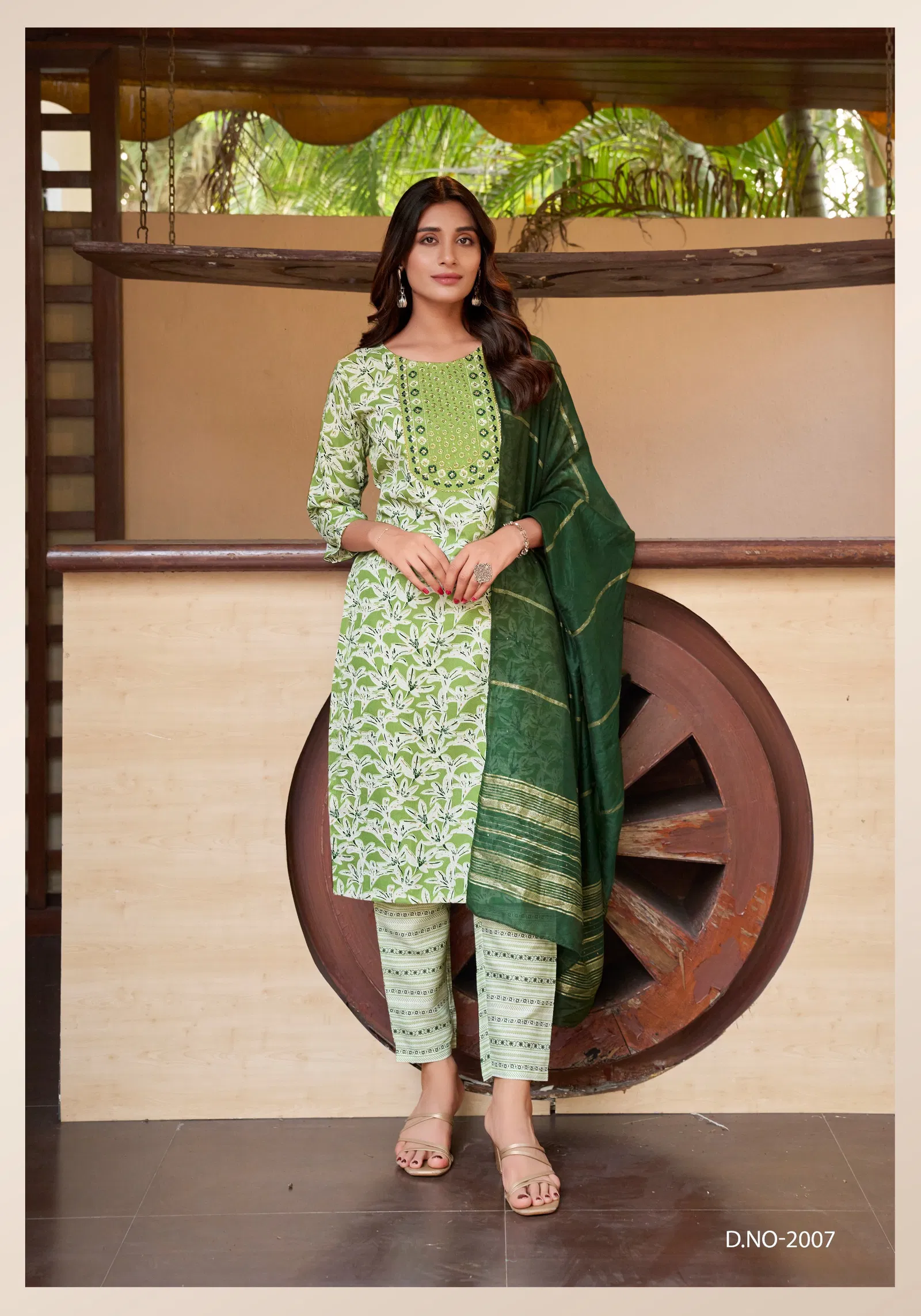 Sunrise Vol 2 By Vaniska Straight Printed Kurti With Bottom Dupatta Orders In India