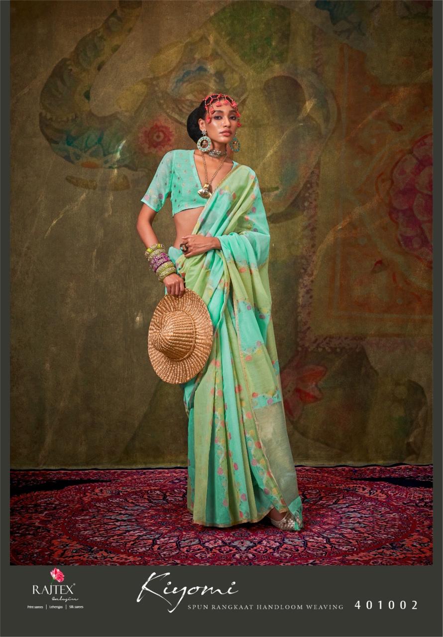 Kiyomi By Rajtex Handloom Weaving Party Wear Saree Wholesalers In Delhi