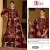 Bilqis B 212 A To D Velvet Embroidery Pakistani Salwar Suits Wholesale Online