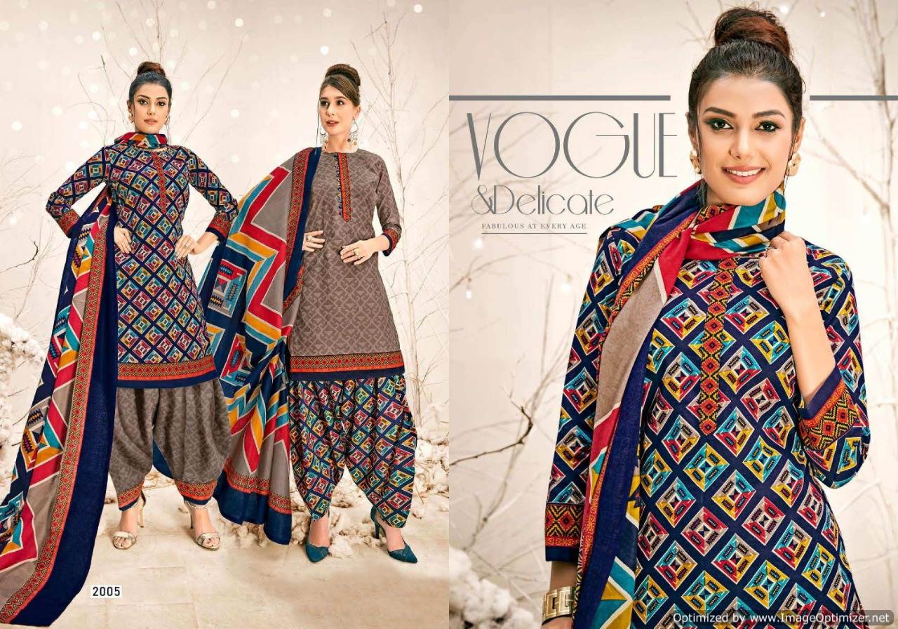 Latest Designer Printed Soft Cotton Dress Material With Cotton Dupatta