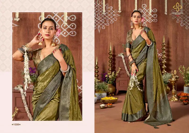 Saarika By Shubh Shree Tusser Silk With Weaving Saree Exporters In India