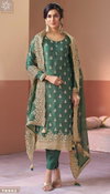 Kalika By Vinay Kuleesh Gold Silk Designer Salwar Suits Suppliers In India
