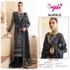 Alaya Vol 9 by Sajida Georgette Pakistani Salwar Suits Exporters In India
