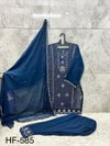 Hoor Tex 585 E To H Best Georgette Pakistani Suits Wholesale Shop In Surat
