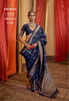 Paduka By Kreshva Spanish Silk Surat Occasion Wear Saree Wholesale Market
