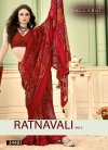 Ratnavali Vol 5 By Vallabhi Moss Georgette Floral Printed Saree Exporters In India