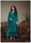 Agatha 3741 By Ganga Satin Cotton Embroidred Suit Suppliers In India