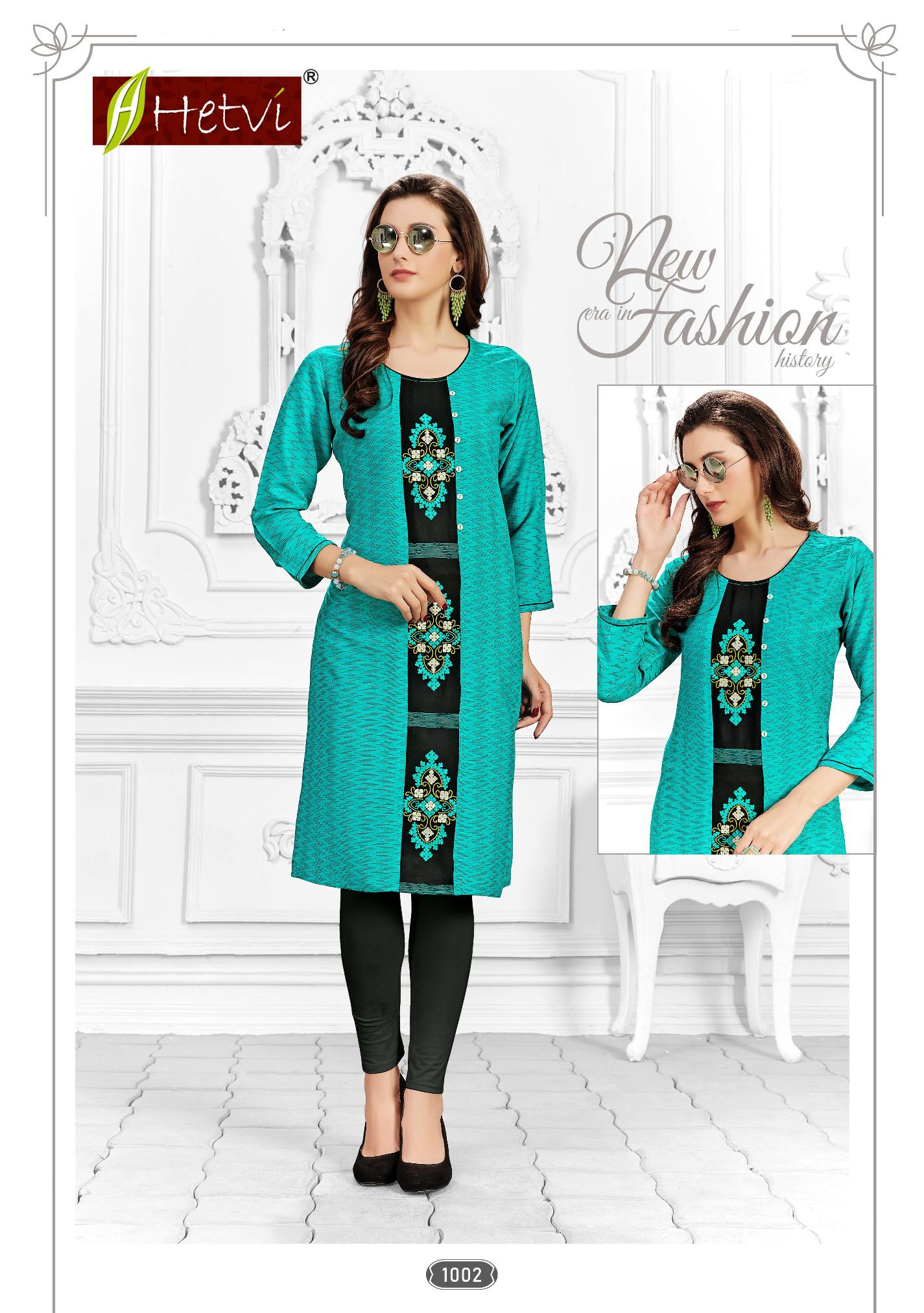 Hetvi Flora Rayon Printed Casual Wear Short Kurti