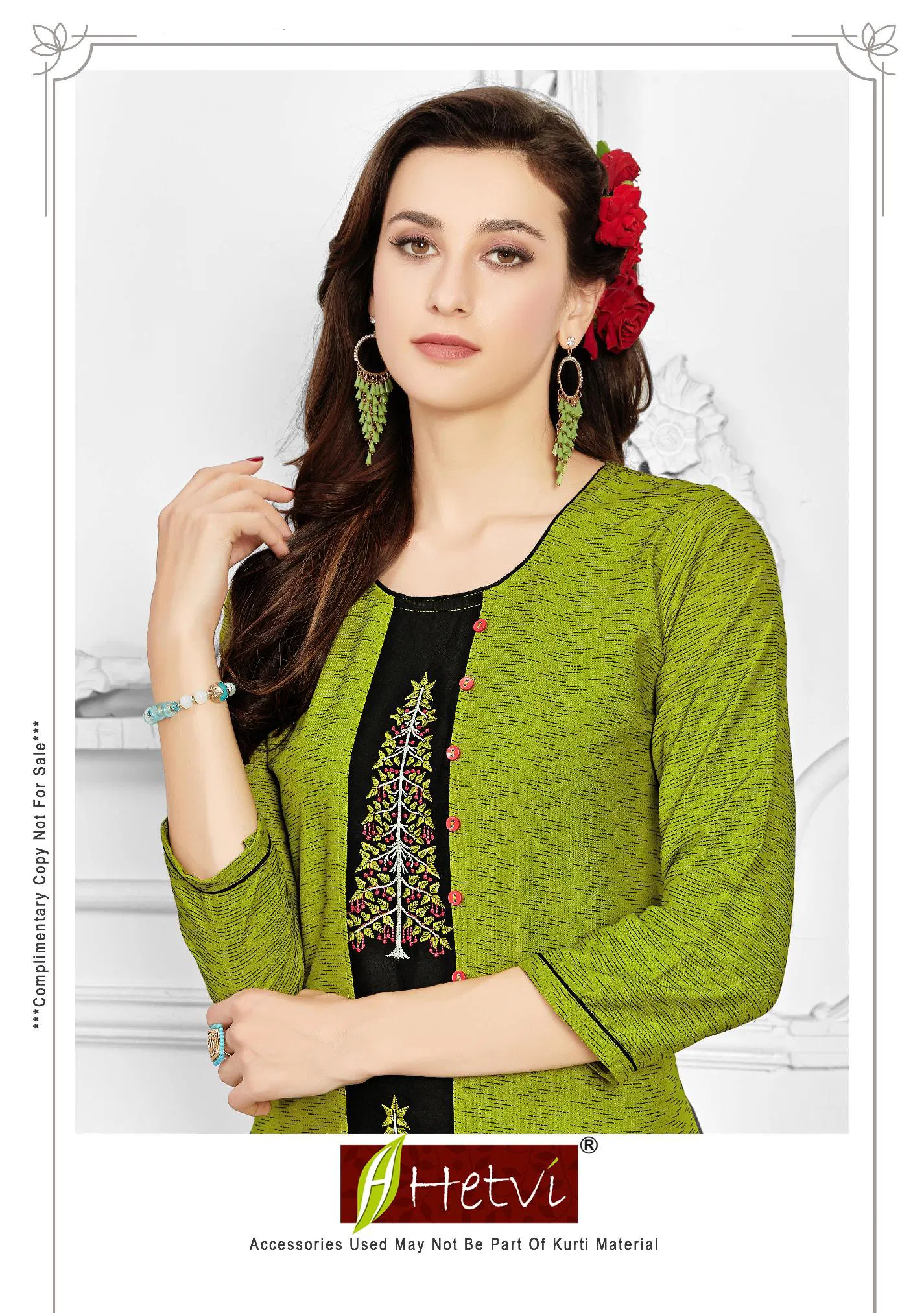 Hetvi Flora Rayon Printed Casual Wear Short Kurti
