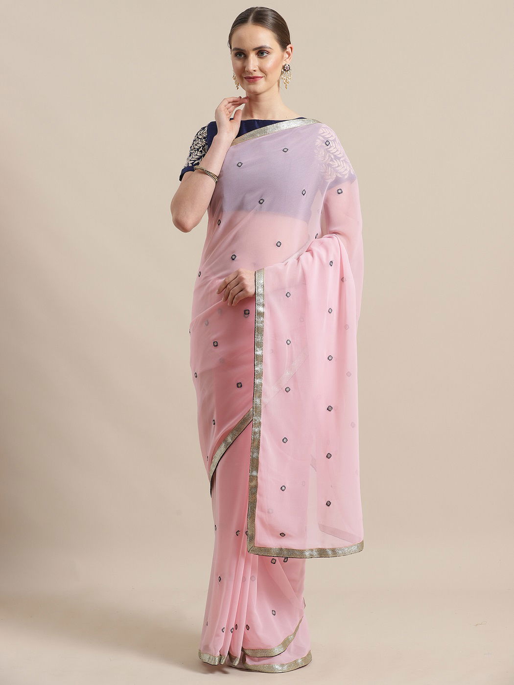 Dwija 2 Party Wear Floral Silk Blend Saree Collection