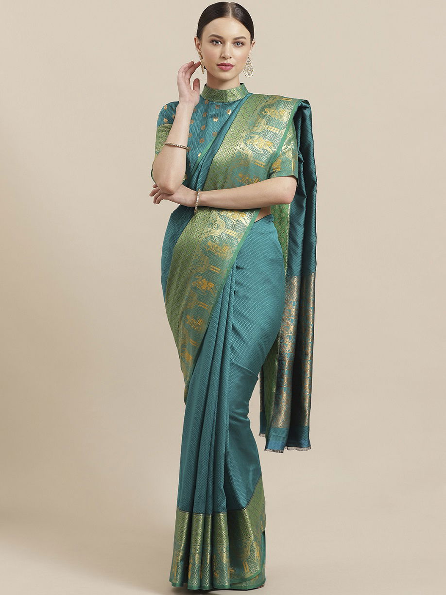 Kala Kruti Festive Wear Silk Blend Saree Collection