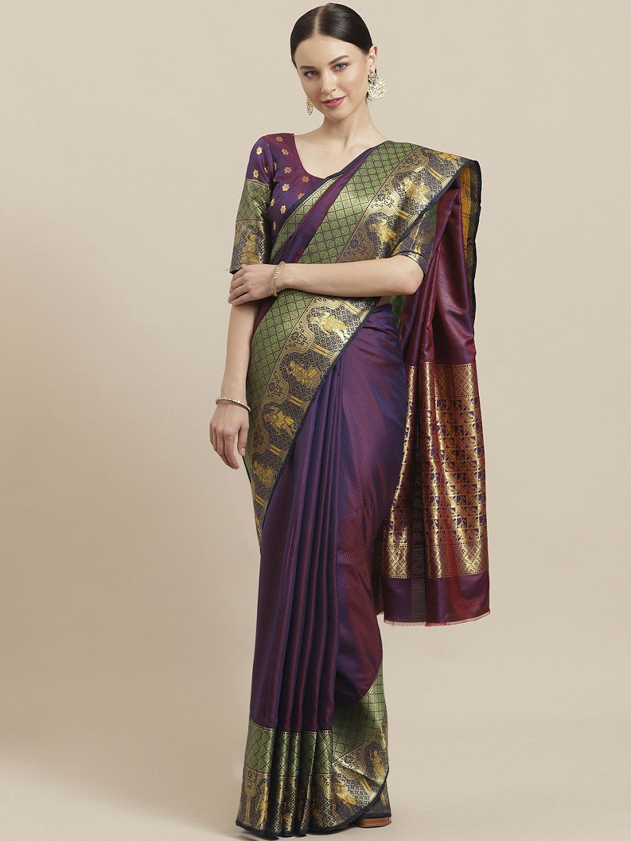 Kala Kruti Festive Wear Silk Blend Saree Collection
