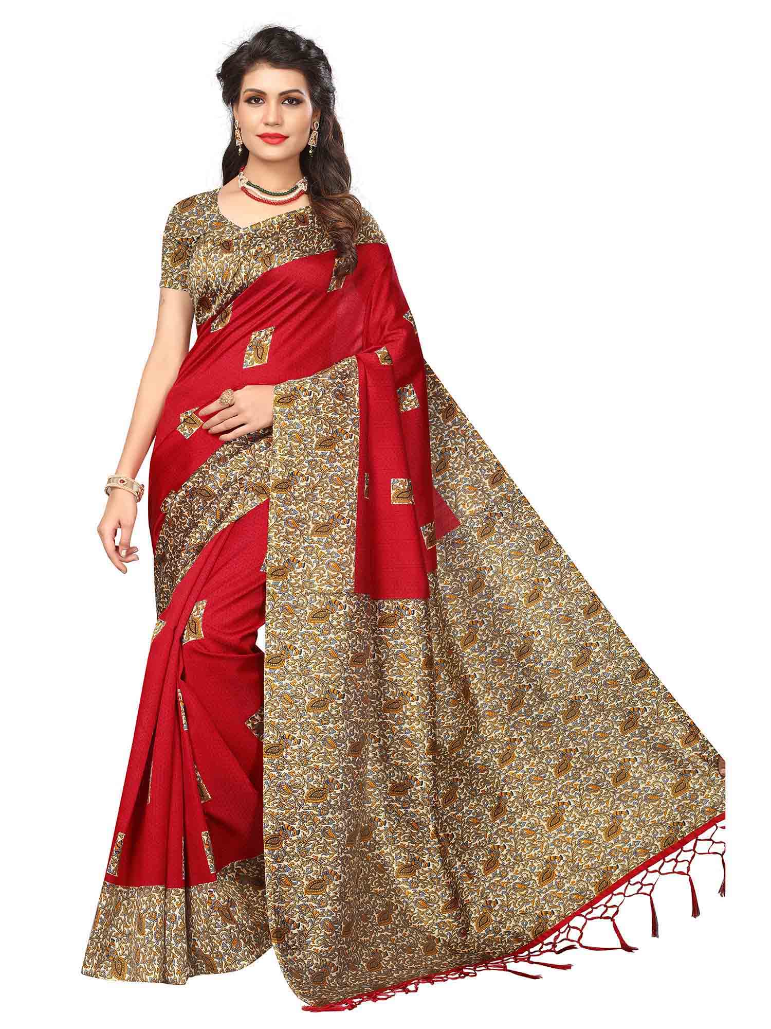 Divastri Casual Wear Art Silk Printed Saree Collection
