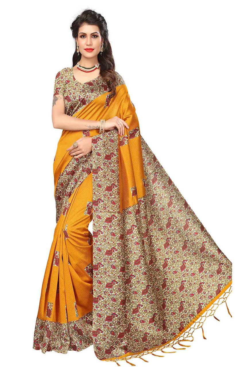 Divastri Casual Wear Art Silk Printed Saree Collection