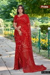 Prima Weightless Georgette Bandhani Sarees Wholesale Market In India