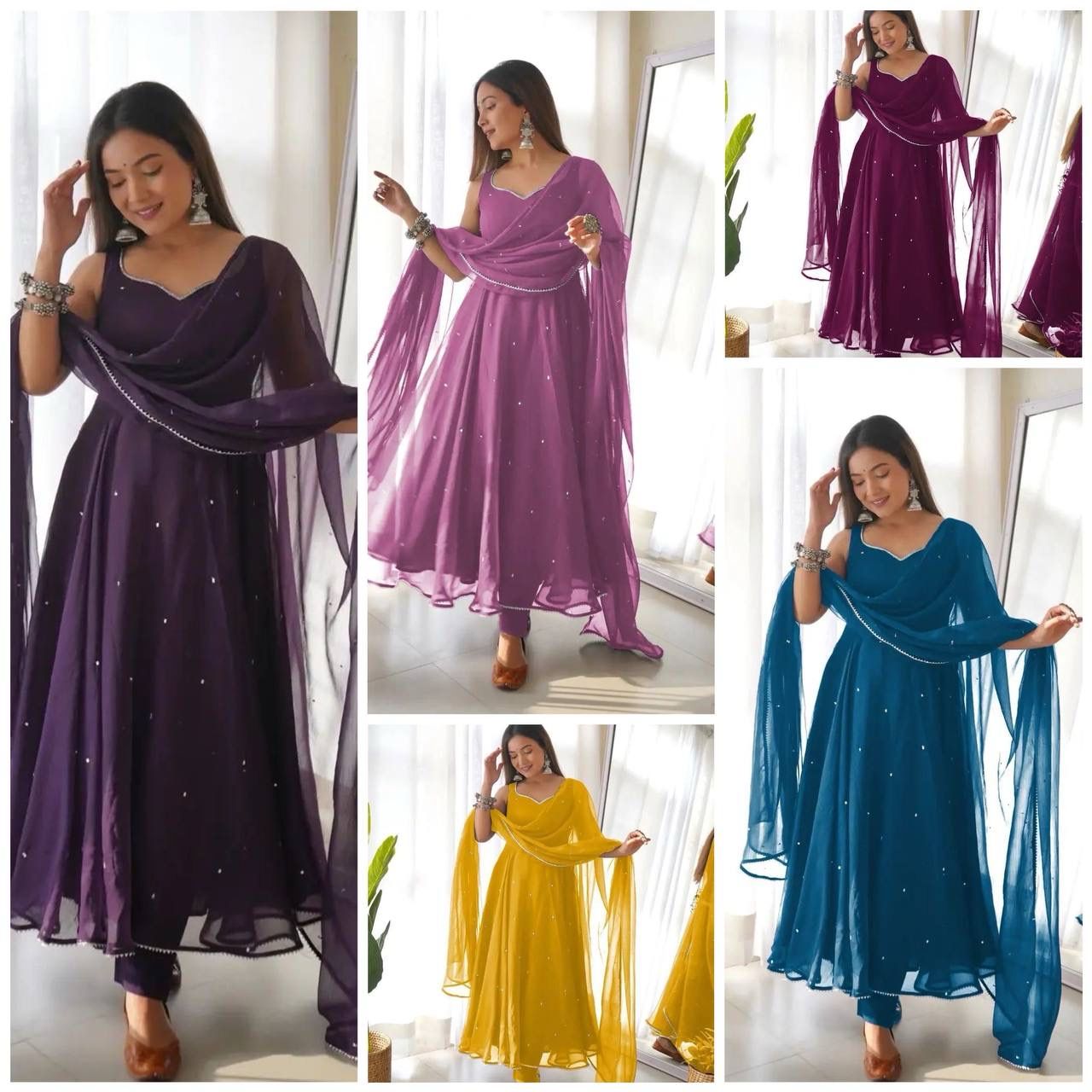 Fg Ladies Gown wholesale market in Surat