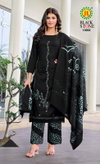 Black Stone Vol 13 By Jt Rayon Embroidery Dress Material Exporters In India