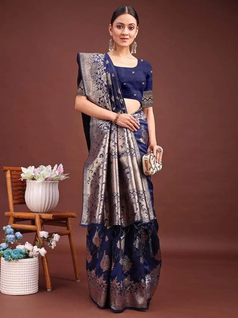 Silken Heritage By Astita Banarasi Silk Wedding Wear Saree Wholesale Online