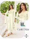 Gold Star By Blue Hills Rayon Embroidery Kurti With Bottom Dupatta Orders In India
