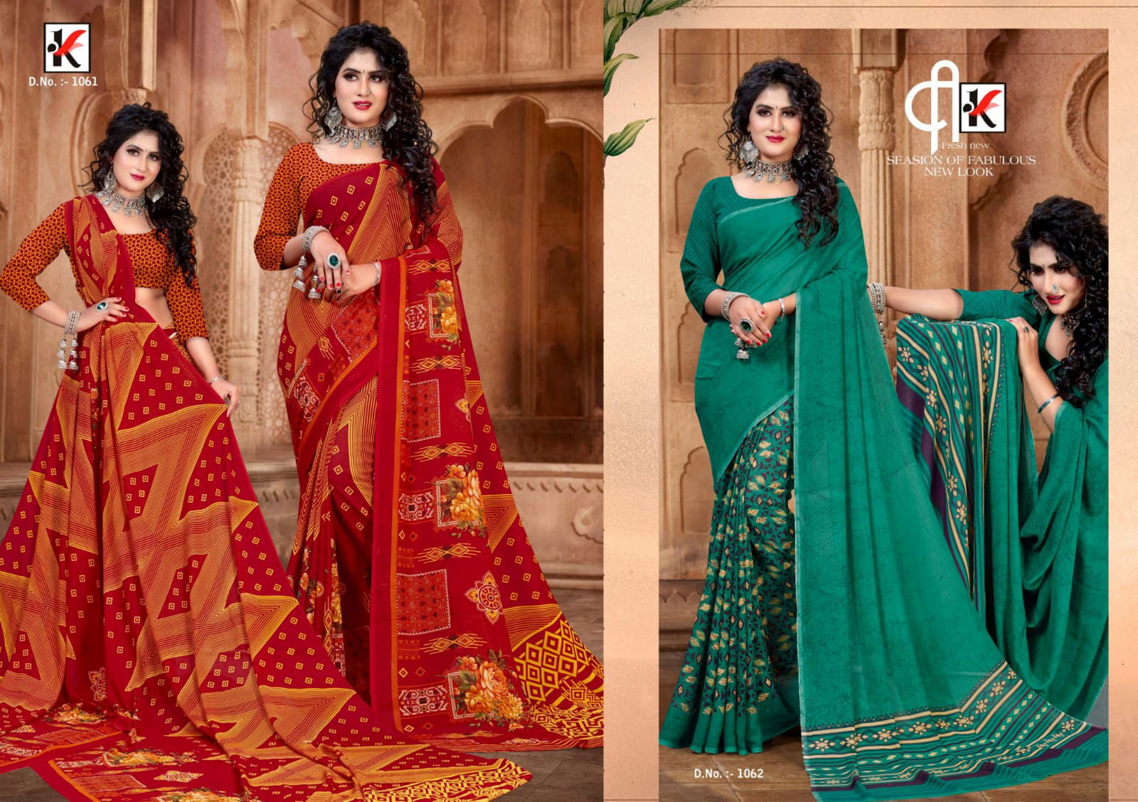 Garam Chai 101 Renial Printed Daily Wear Sarees Collection
