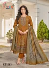 Kt 243 By Shree Viscose Maslin Printed Online Salwar Suits Wholesale

