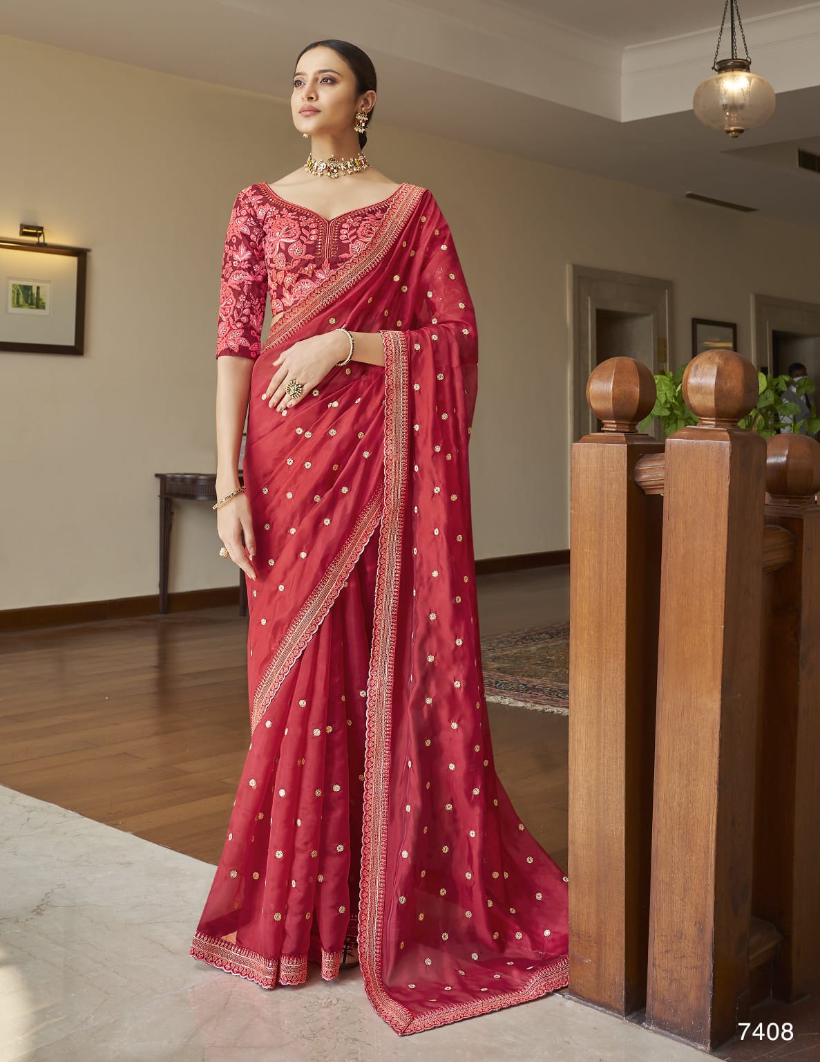 JR 550 Embroidery Designer Sarees Wholesale Price In Surat