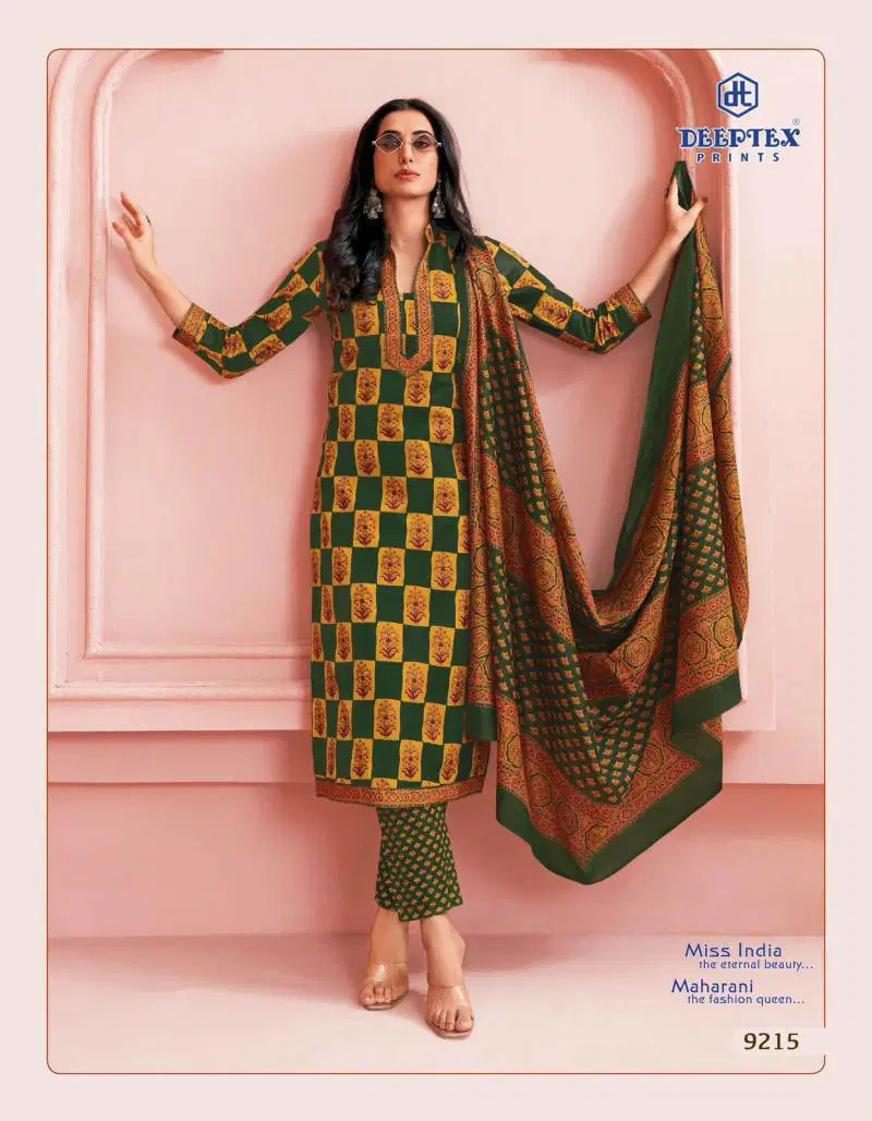Miss India Vol 92 By Deeptex Cotton Printed Dress Material Exporters In India