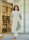 Naisha K 208 Roman Silk Embroidered Kurti With Bottom Wholesale Online