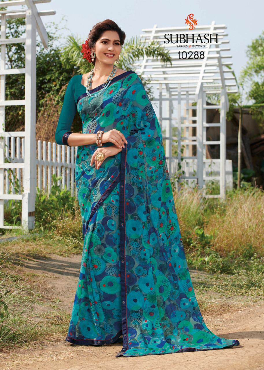 Subhash Hero 8 Latest Designer Printed casual Wear Saree Collection 