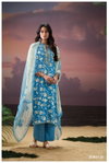 Brylee 3831 By Ganga Pure Wool Pashmina Dress Materials Suppliers In India