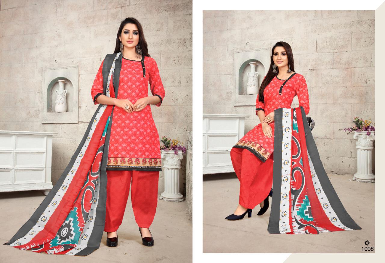 Sweety Fashion Kulfi Cotton Designer Ptiyala Salwar Suit Collections