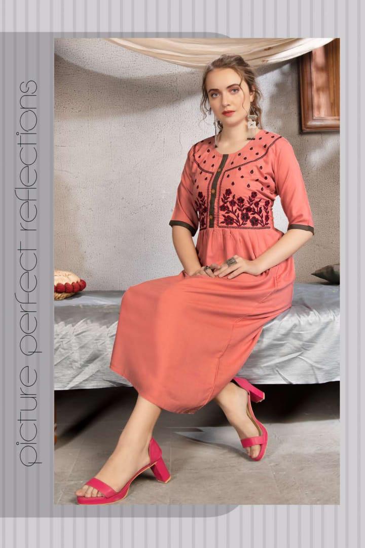 Ft Saheli Launch New Design Daily Wear Heavy Rayon Kurtis